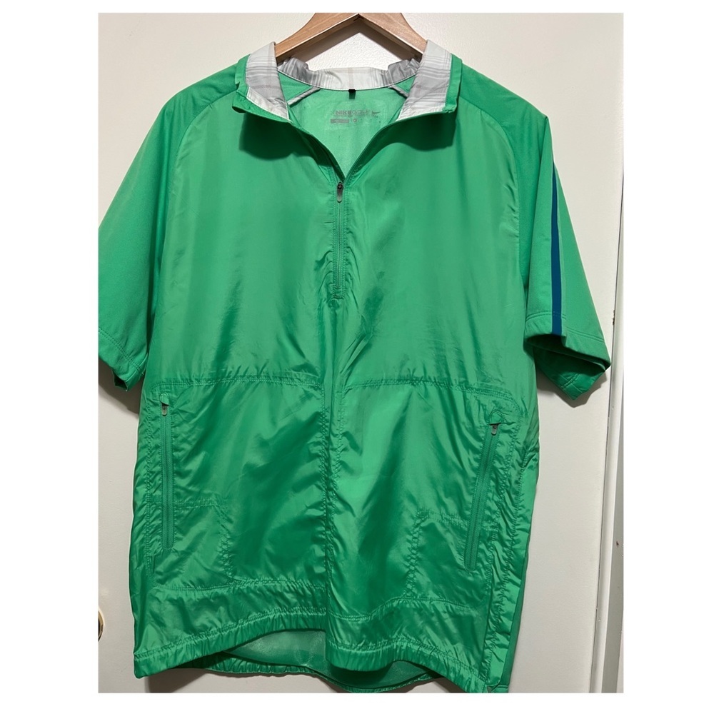 NikeGolf Men's 1/4 Zip Lightweight Lined Athletic Golf Training Pullover Shirt M